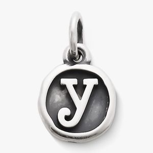JA letter "Y" initial charm